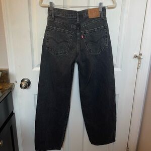 Levis Baggy Dad jeans black size 25